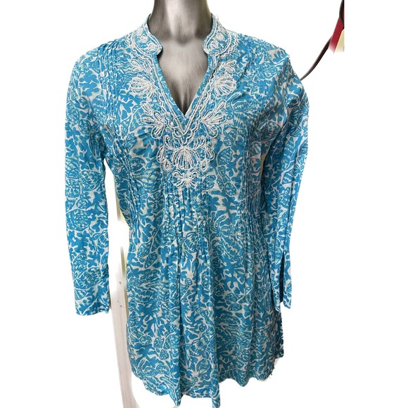 Lilly Pulitzer Beaded Tunic - Picture 1 of 5